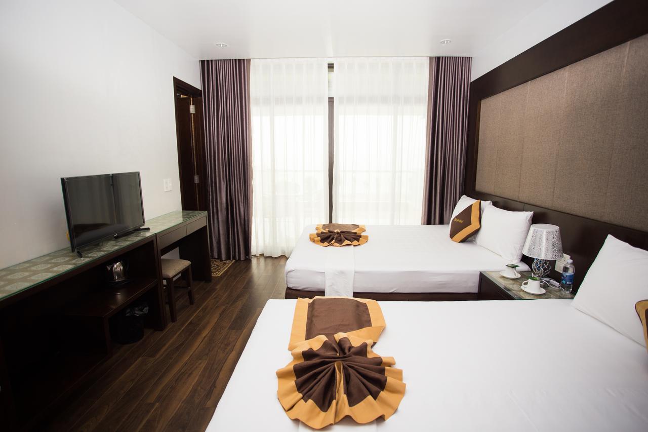 Moc Tra Hotel Tuan Chau Ha Long Bagian luar foto